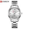 CURREN 9007 Fashion Women Quartz Watch Waterproof Minimalist Calendar Wristwatch with Roman Numerals