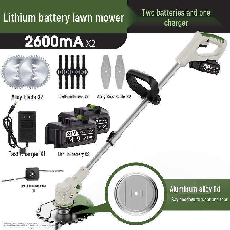 Laipusen Akku-Hand-Gartenschneider & Rasenmäher CN-Stecker (Adapter enthalten)