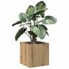 Planter Box Artisan Oak 40x40x40 Cm Wood Based Material