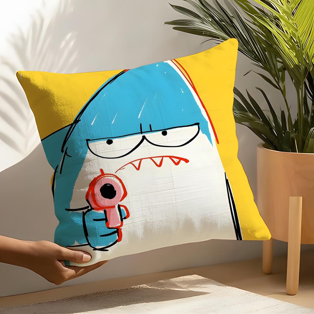 

Cute Animal Gang cool Pillow Case Home Living Room Decoration Linen Pillow Cases Cushion Cover 30X30cm