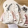 Trendy 2025 Autumn/Winter Baby Round Neck Cardigan - Stylish & Warm Children's Sweater