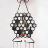 Hanging Jewelry Wall Holder Honeycombs Shape Display Storage Wall Mounted Jewelry Rack Black