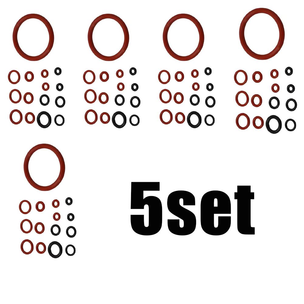 1-5set O-Ring Seal Kit Silicone Gasket Tools For Food Grade Coffee Machine Brewing Group Spout Connector Maintenance Accessories