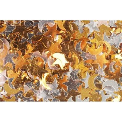 Sequins Moons and Stars 1cm 50 G