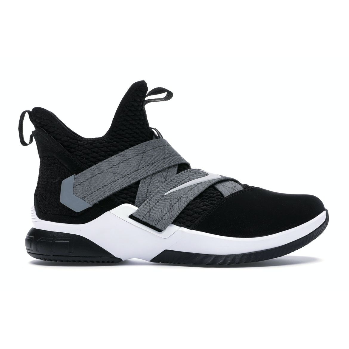 

Мужские кроссовки Nike LeBron Soldier 12 Air Raid серо-черные AO4054-004