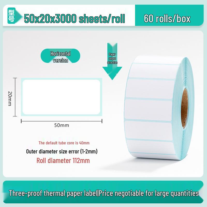 100x150 Self-Adhesive Thermal Paper Labels for Logistics