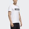 Adidas Grafisches Langes Box Logo Sport Rundhals Kurzarm T-Shirt Herren Oberteile Weiß GJ5110