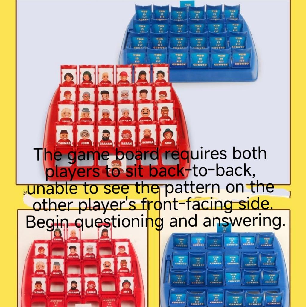 Raad Wie Ik Ben Bordspel Kinderen Educatief Interactief Speelgoed Ouder-Kind Familiefeest Draagbaar Kaartspel