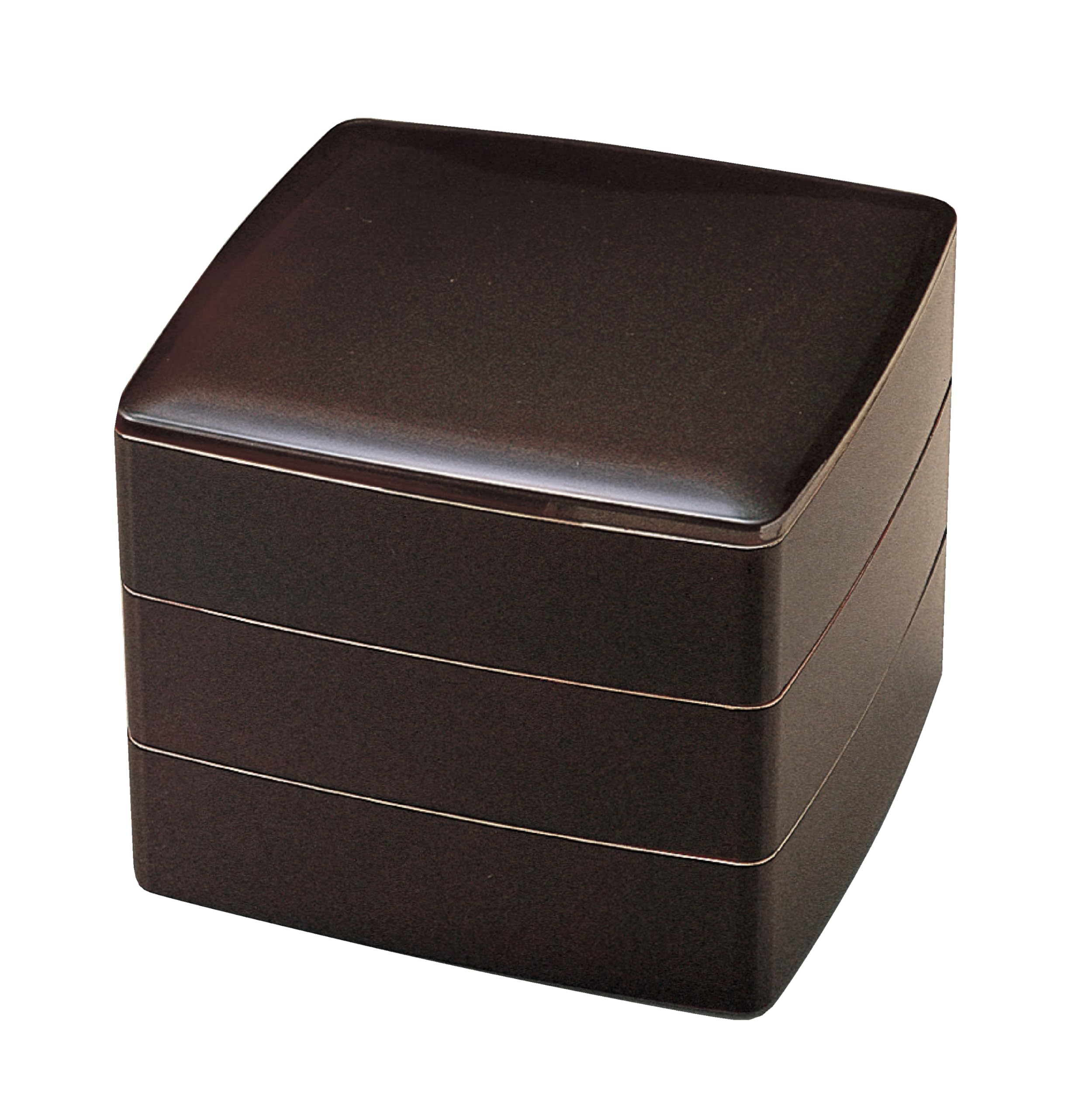 Wakaizumi Lacquerware Jubako Red Lacquer Gold 3 (Jubako Box) D.X6.5cm, Heavy-Duty, Interior, Rim, Tiers, H-150-16A