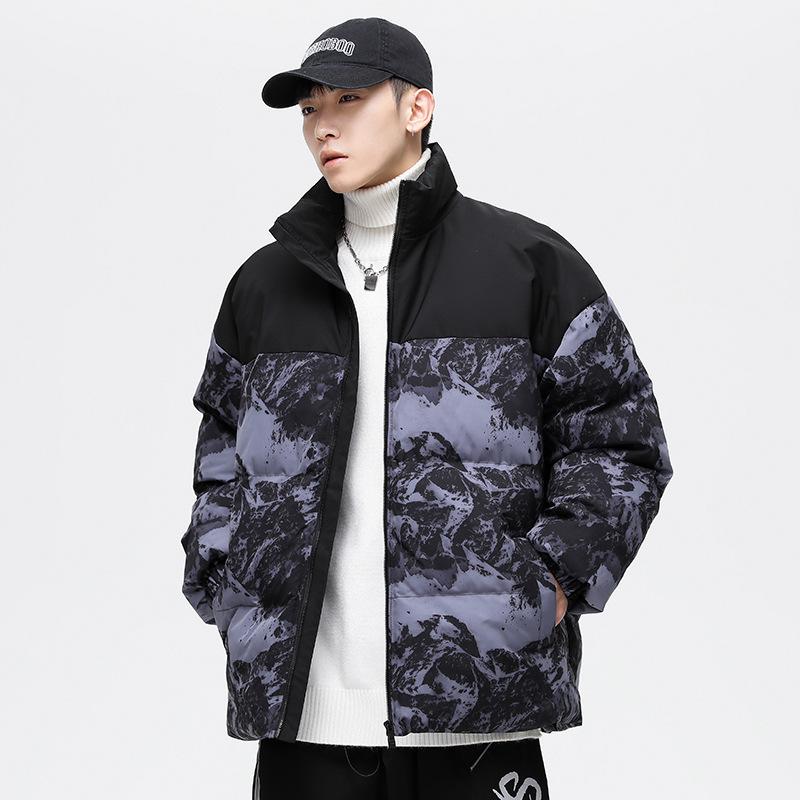 Thickened Cotton-padded Coat Men's Winter Warm Collar Cotton-padded Jacket