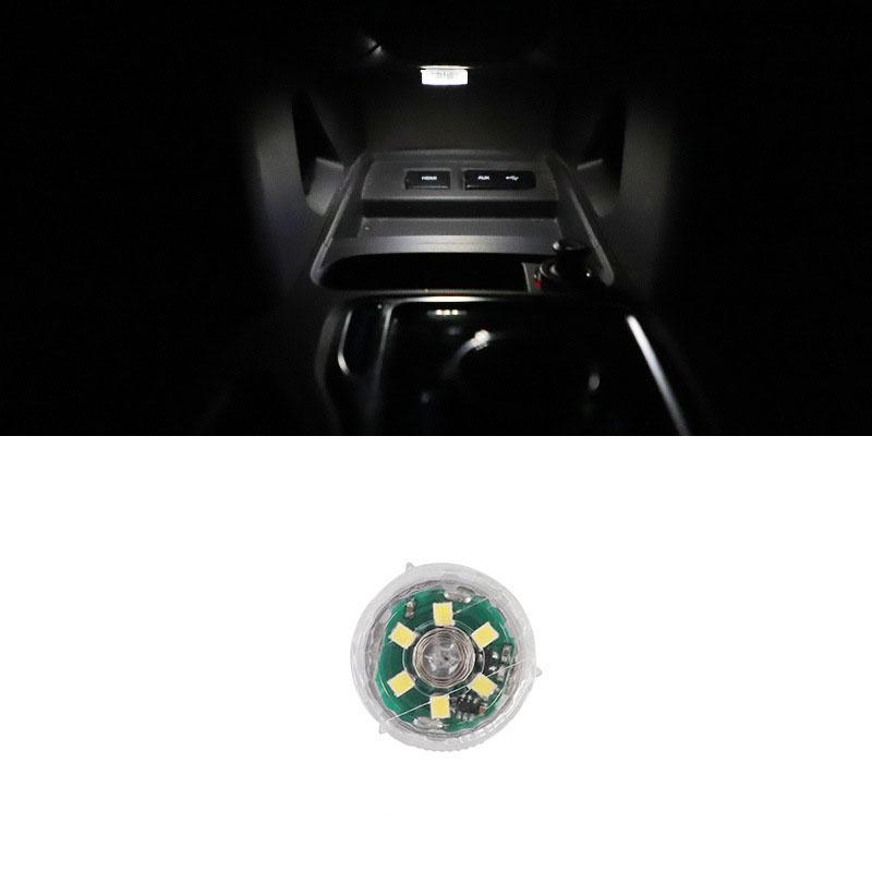 Circular sensing touch light 6LED press light Car pat light Car night light glue wardrobe reading light