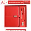 Personalized A5 Notebook Gift Set: Premium Business Diary with Logo Printing for New Year Corporate Gifting.