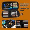 54pcs Leather Sewing Kit Upholstery Repair Kit with Sewing Awl Scissors Tool Kit for Beginners Professionals Leather Craft DIY