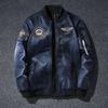 Men's Reversible Thickened Air Force Pilot Jacket - Trendy Plus Size Korean Baseball Style for Autumn/Winter