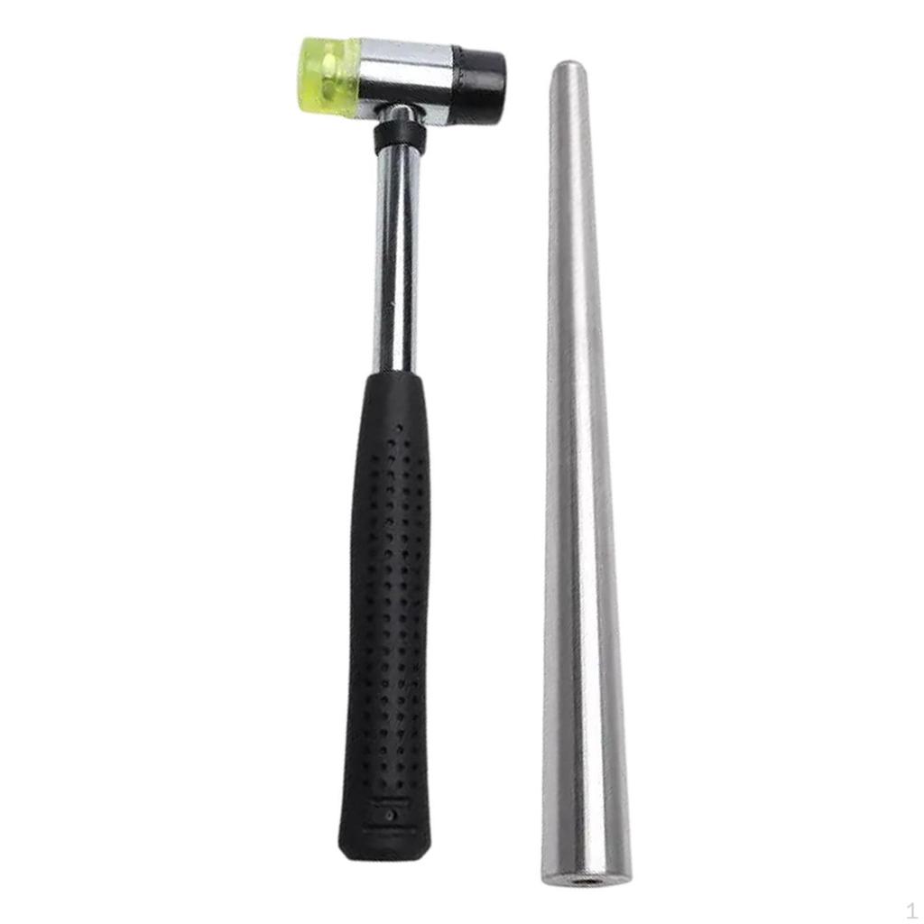 Instrument de Mărit Inele Bijuterii cu Ciocan de Cauciuc Ușor Metalic Portabil DIY