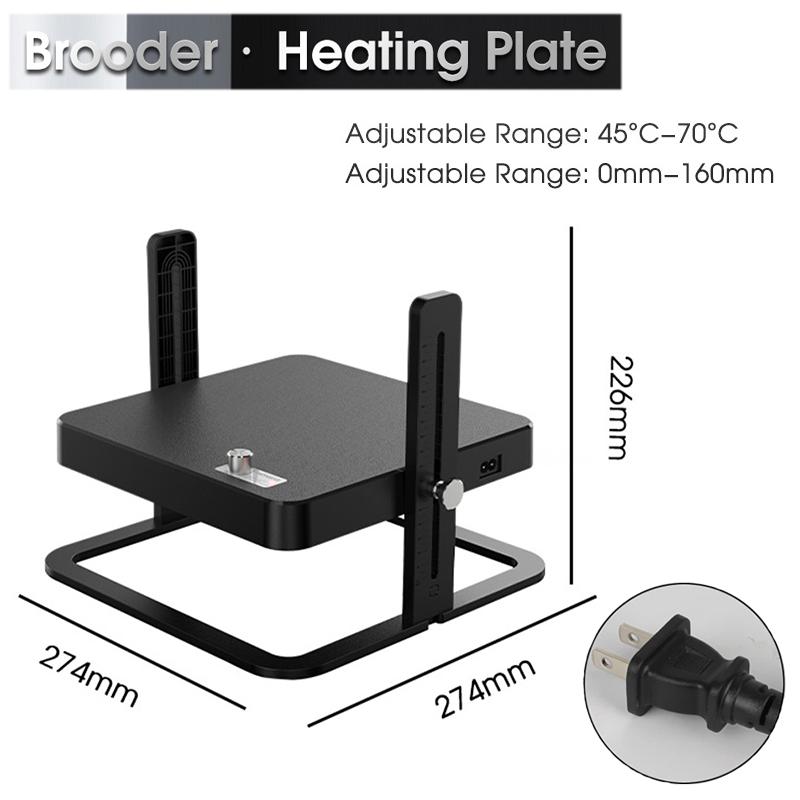 Small Brooding Kiosk With Pet Heating Heating Plate Safety Temperature Control Intelligent Chicken Heater