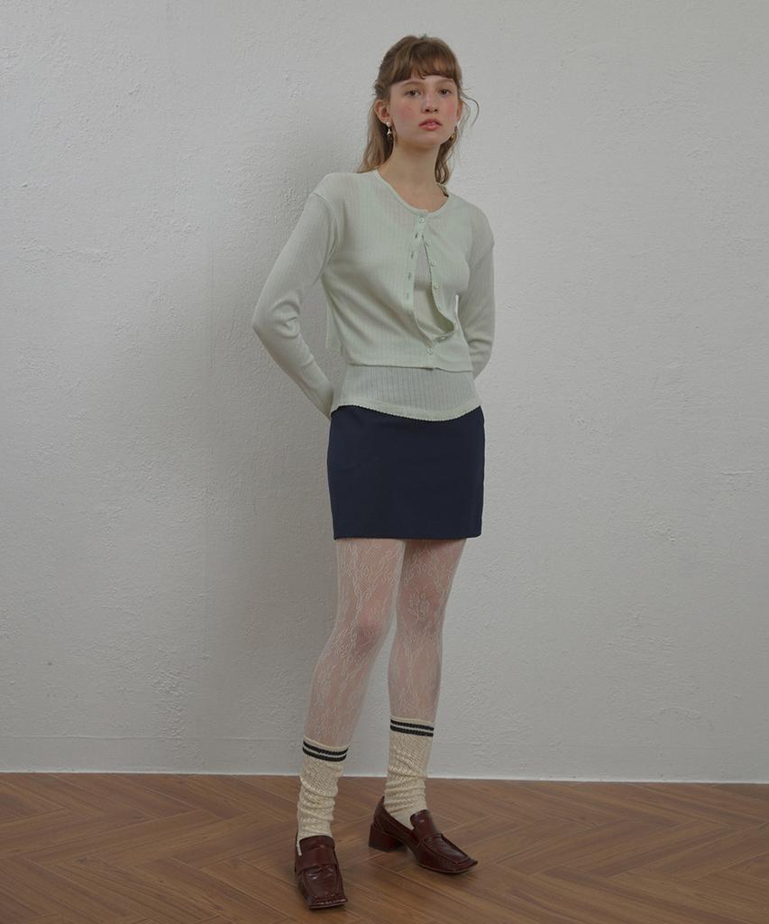 Ssemi Trimmed Cardigan - Black