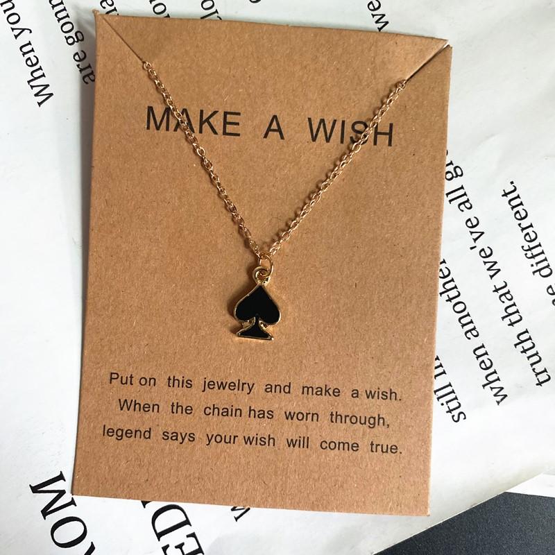 

Statement Pork Design Pendant Necklace Small Square Heart Fashion Choker Necklace Gift for Friend Popular Neck Zircon