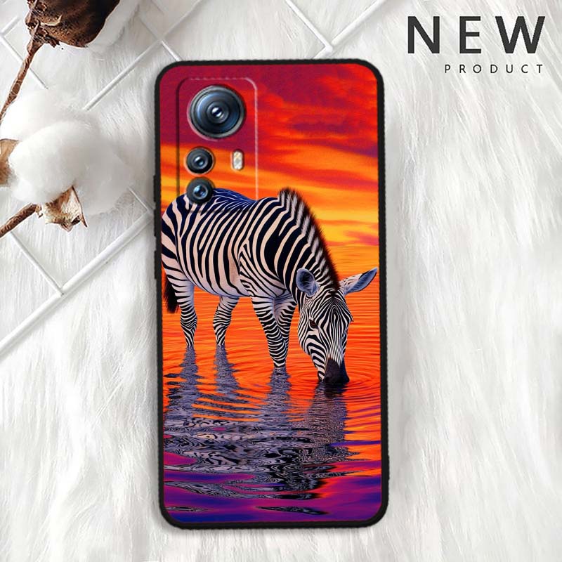 Cartoon Anime Animals For Xiaomi Mi 15 14 13 13T 12 12T 12S 11 11i 11T Pro Ultra Lite 5G Black Soft Phone Case