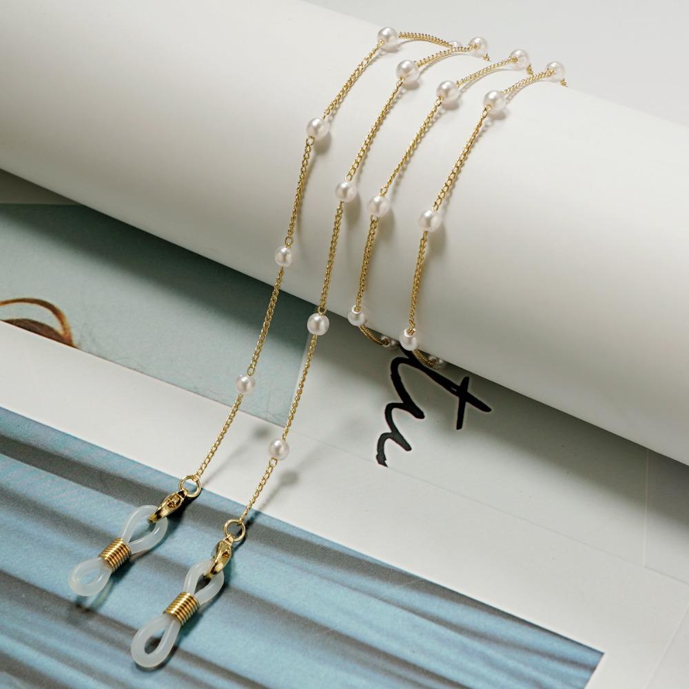 Anti-Lost Pearl Glasses Chain Beads Eyeglass Lanyard Sunglasses Chains Sunglasses Decoration