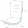 All-in-one Leisure Chair Cushion Rectangle Sofa Seat Mat Folding Portable Recliner Chair Cushion Home Decoration Backrest Mat