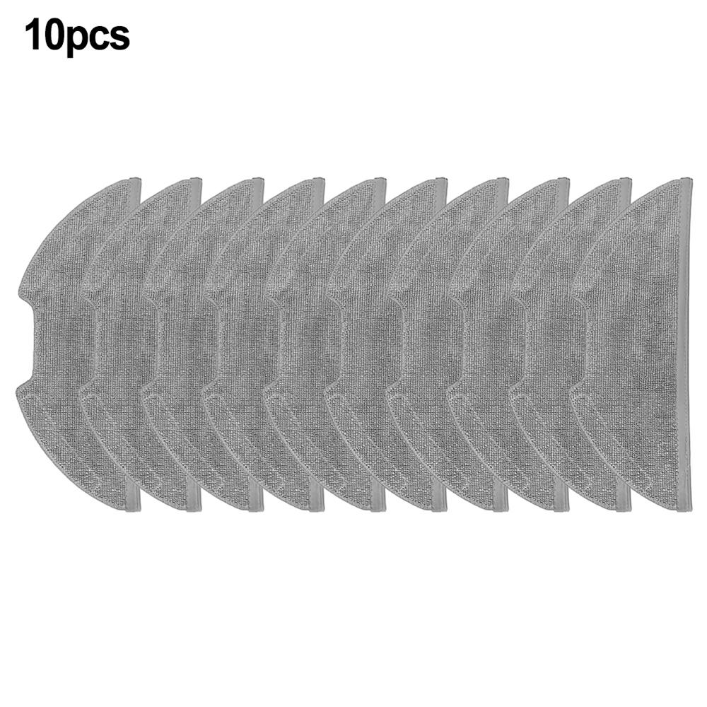 4pcs/10pcs For Midea M9/For Eureka E10S/For Obode A8 Robot Vacuum Cleaner Mop Cloths Rag Replacement Parts Mop Cloth