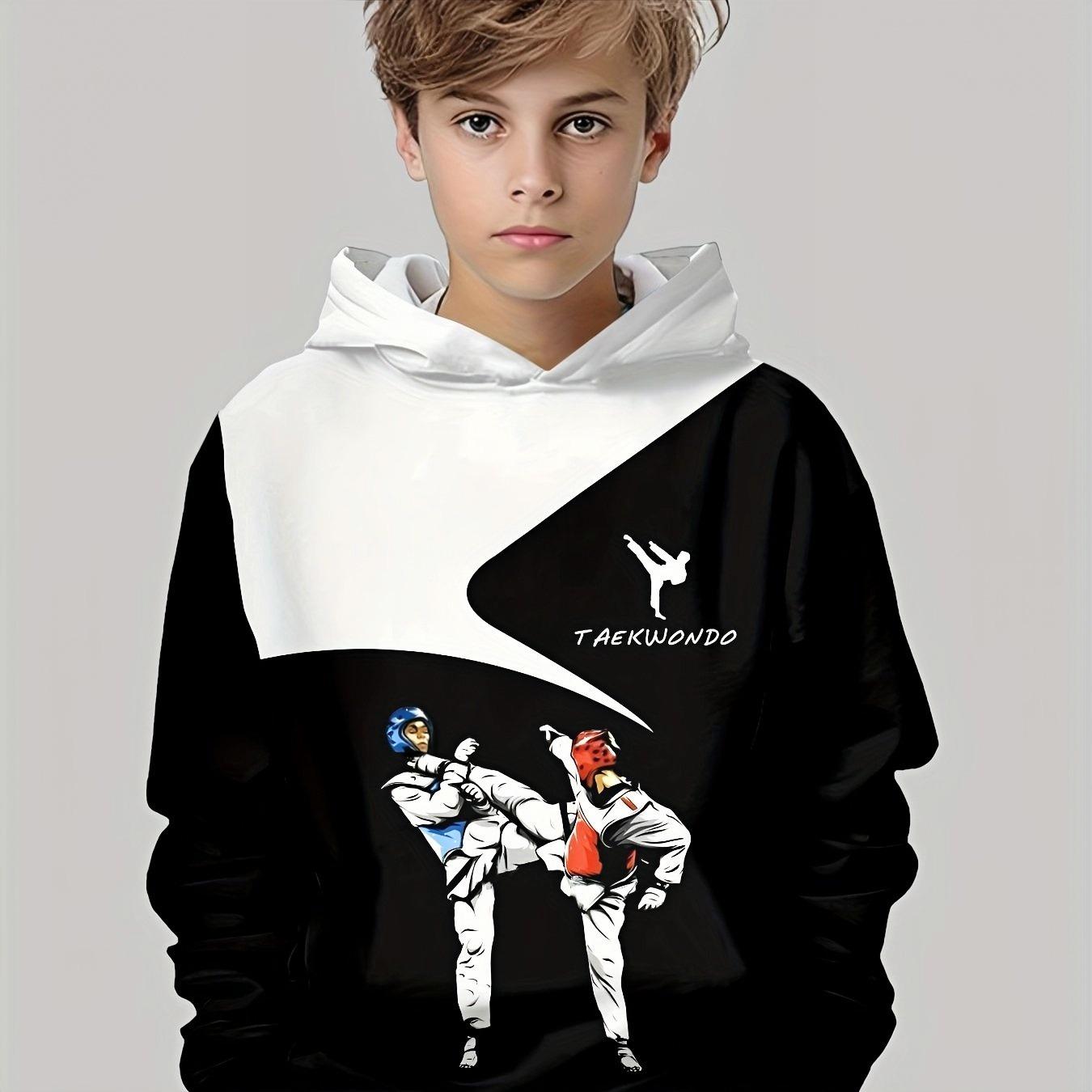 

Повседневный пуловер для мальчиков, напечатанный на 3D-принтере, свитер с длинным рукавом для весны и осени, худи для улицы 13-14Y