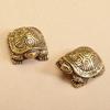 1Pc Antike Massivmessing Schildkröte Ornamente Langlebigkeit Tier Skulptur Home-Office Schreibtisch Dekorative Simulation Ornament
