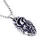 Heart Couple Pendant Punk Hip Hop Casting Human Organ Titanium Steel Necklace