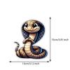Twisted Snake Car Sticker Vinyl Decal Waterproof Rear Window Motorcycle Camper Bumper Truck Laptop Decoration TM307