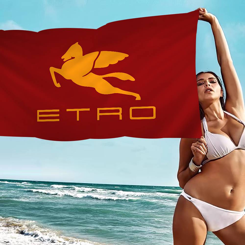 Brand E-Etro Microfiber Printed Beach Towel Mountain Climbing Yoga Beach Swimming Running Absorbent Soft Towel