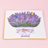 Flower Card Beautiful Multi-colored Paper Mother Day Flower 3D Card for Mom
