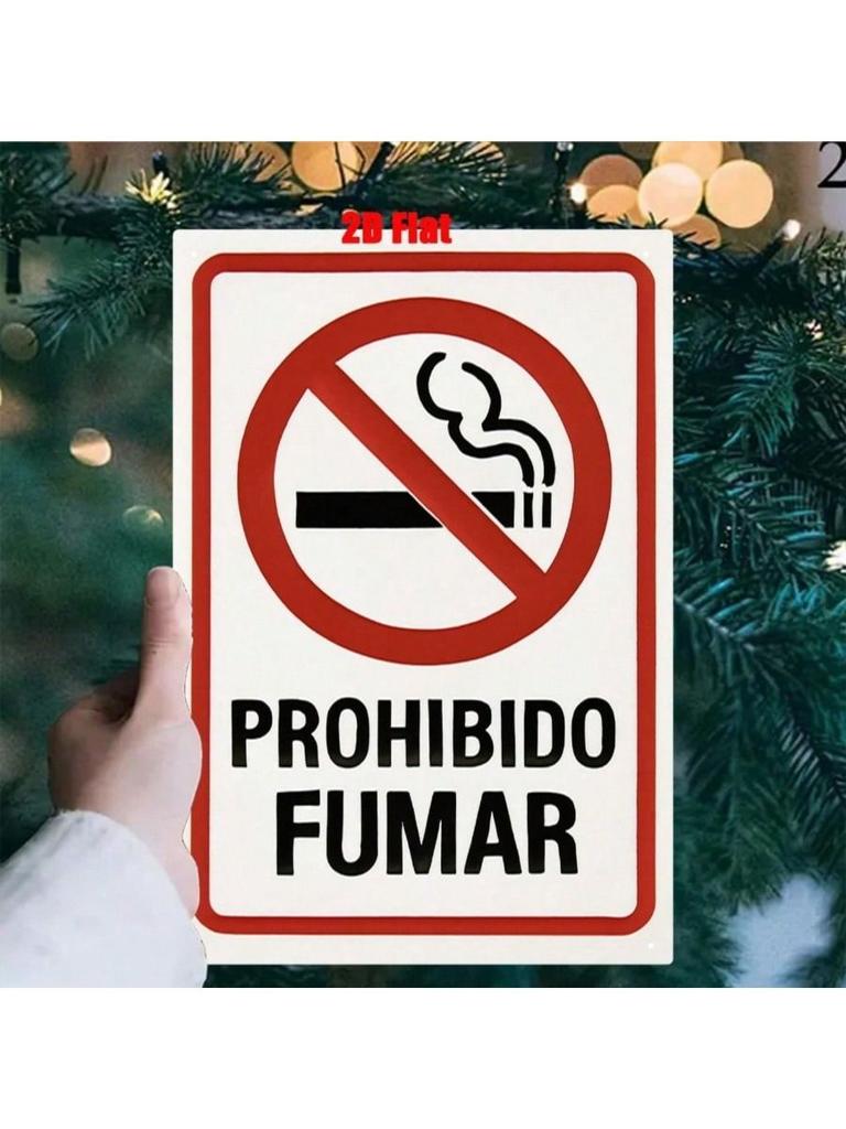 No Smoking Metal Wall Sign Bar Decor