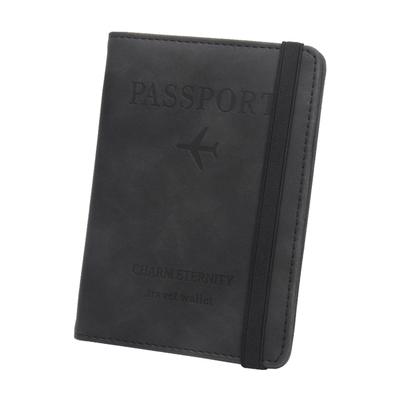 Passport Case with Premium PU Storage Domestic and International Travel Security and Stylish [LUYING] Leather, Multi-Function Pockets, Supplies,