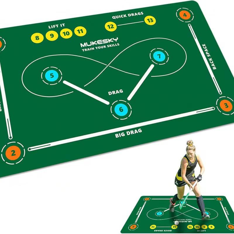 Hockey Training Mat - Indoor/Outdoor Wear-Resistant Footwork Mat
