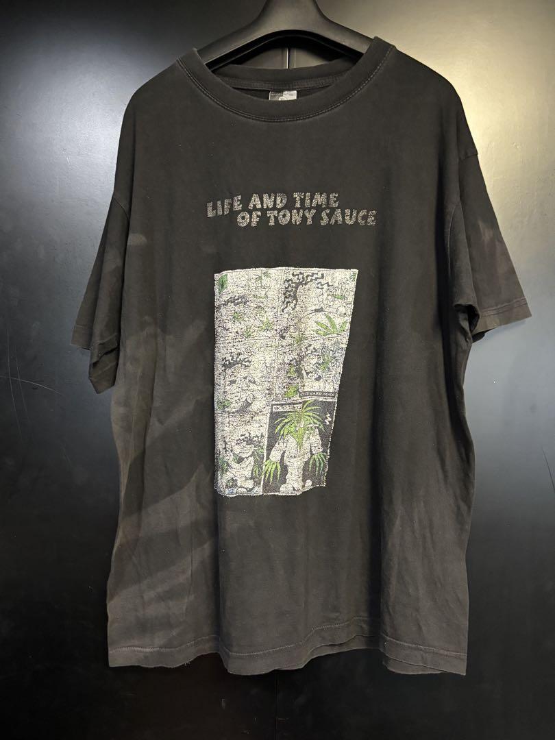 

[USED] Extremely Rare Gaja LIFE AND TIME OF TONY SAUCE T-shirt