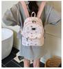 Backpack Women's Backpack 2025 New Fashion Versatile College Student School Bag High Sense Large Capacity Printed Travel Bag