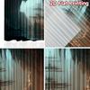 2D flat printing 2pcs Drapes Cave Ship Foggy Ocean Digital Printed Polyester Drapes Party Decorations Perfect for Photo Booths &