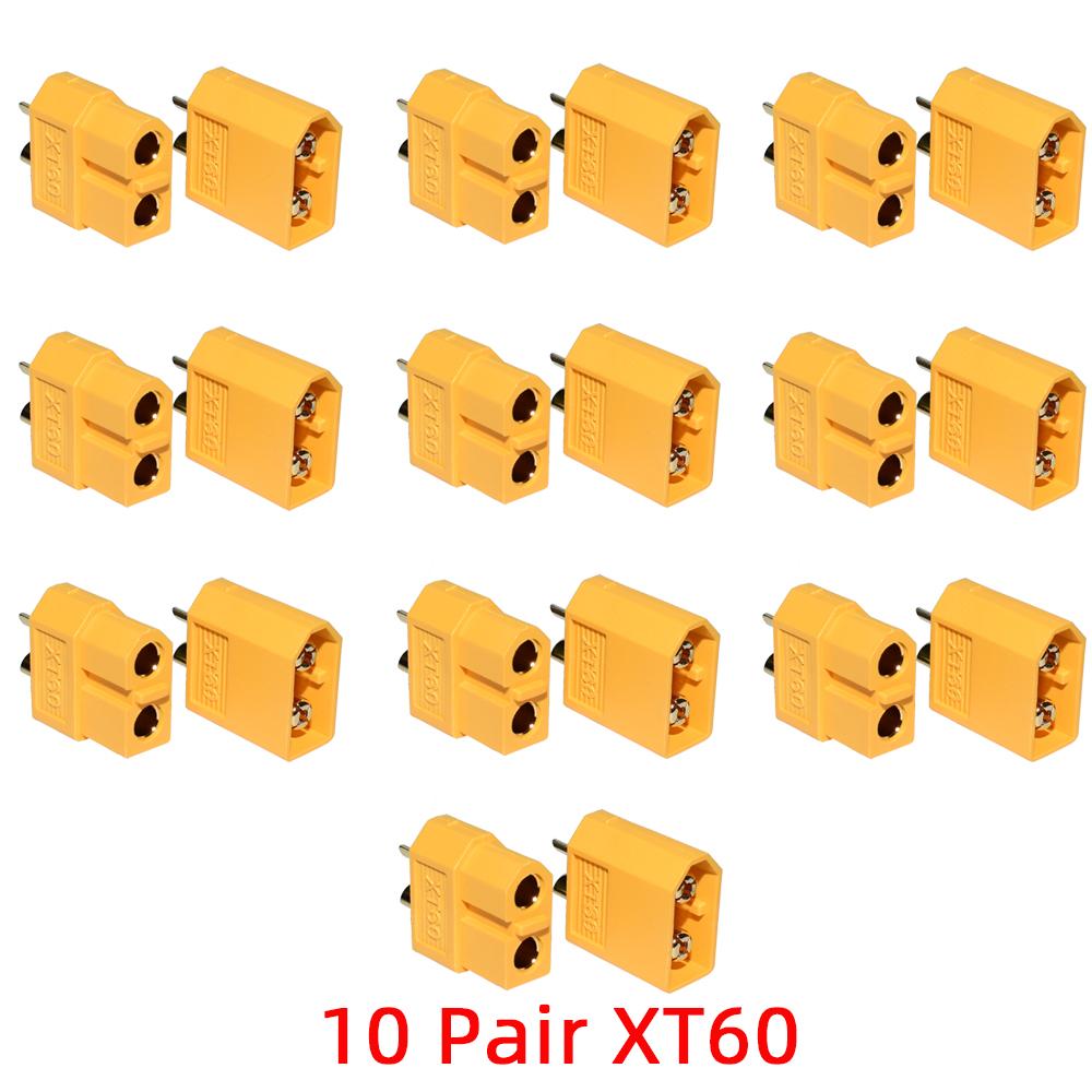 Amass XT60 Connectors XT60 Female XT-60 Male Plug XT60 Bullet Plugs XT60 For RC Lipo Battery Rc Drone Airplane Car Accessories