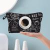 Trendy Print Large Capacity Clutch Bag Portable Fashion Appearance Zipper Cosmetic Bag