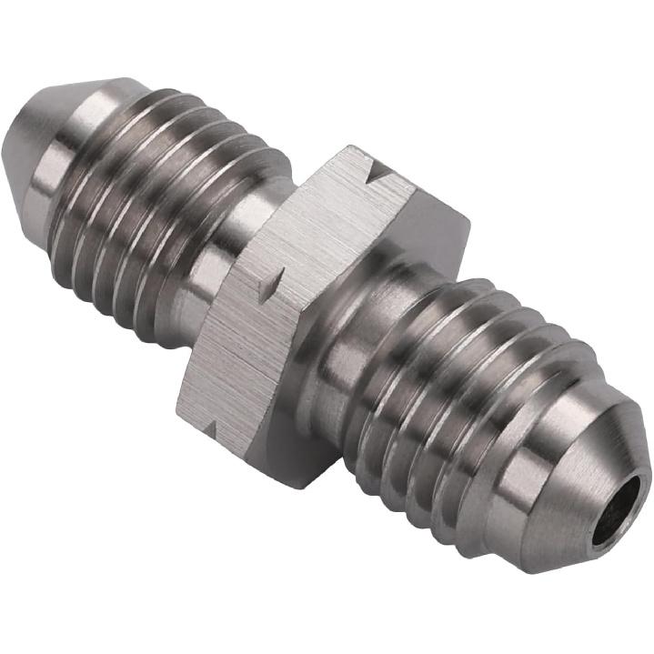 3AN Male to 3AN Male Stainless Steel Brake Clutch Fuel Oil Fitting Adapter Coupler