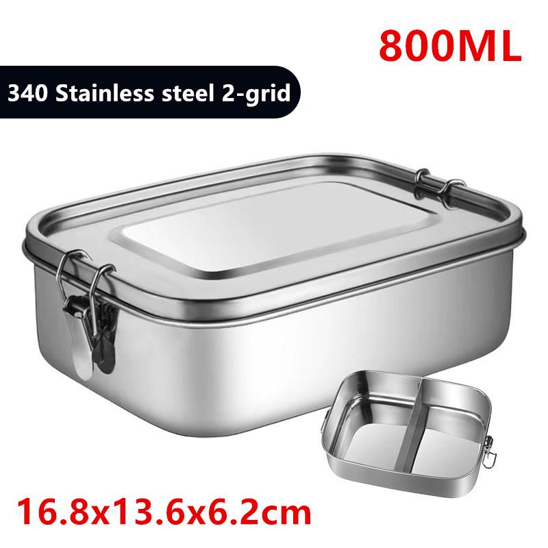 Separate Bento Lunch Box 304 Stainless Steel Lunch Box Baby Child Student Outdoor Camping Picnic Bento Box Tableware Sealed Box