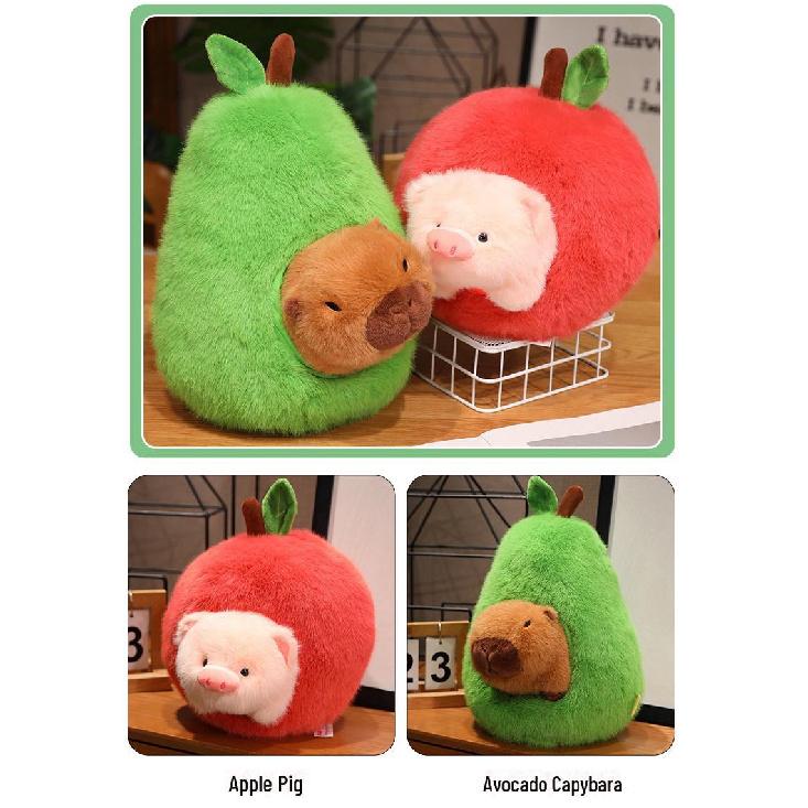 Adorable Avocado Capybara Plush Toy - Perfect Children's Gift!