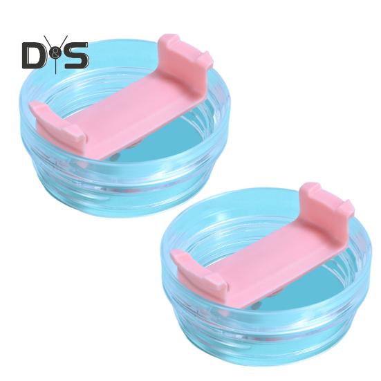 

2 шт. Крышка стакана на 40 унций для чашки Пылезащитная прозрачная автомобильная изолированная крышка чашки Защита от разливов Брызгозащищенные крышки стаканов для стаканов Кофейные кружки розовый