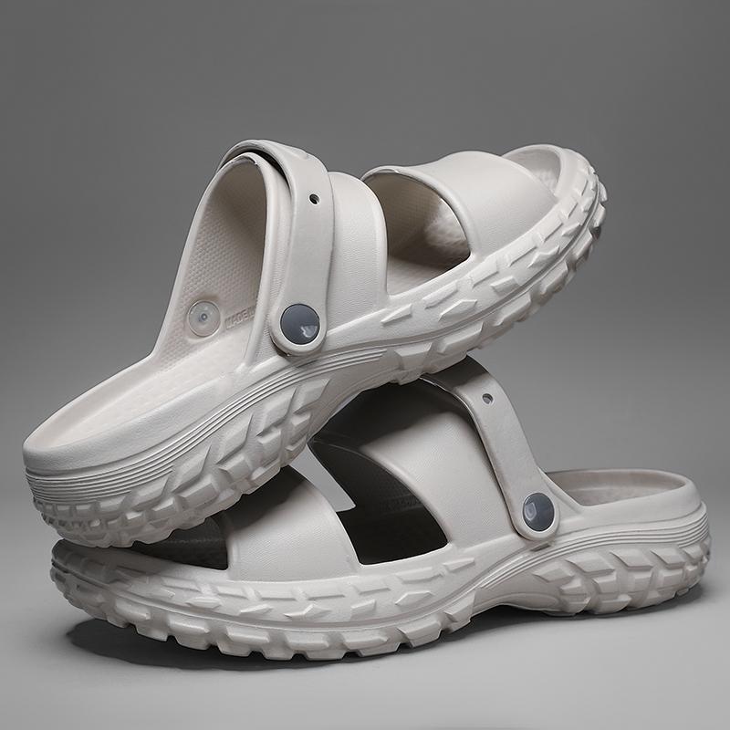 Flat sandals Slippers for men Shoes for men Wear-resistant Soft and comfortable Non-Slip Indoor and outdoor Beach Thick bottom