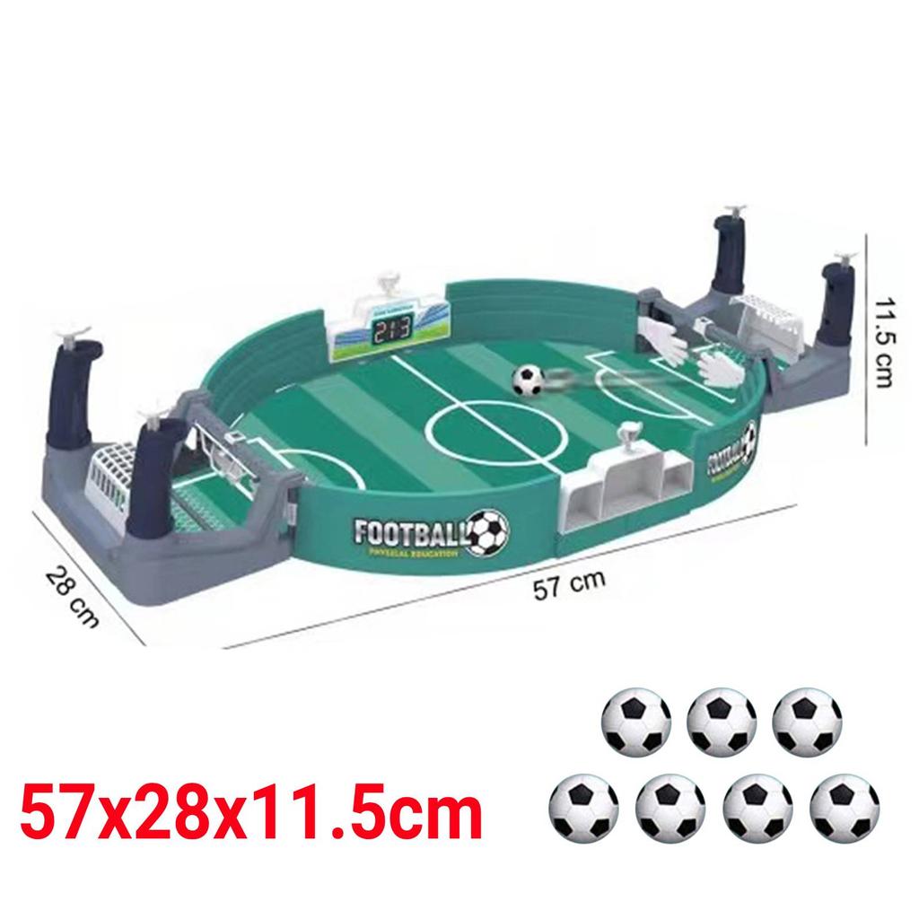 Zwei-Spieler-Tischfußball mit 2/4/7 Bällen Fußball-Arcade-Spiele Mini-Freizeit-Fußball-Kampfspielzeug Geschenk für Kinder Erwachsene