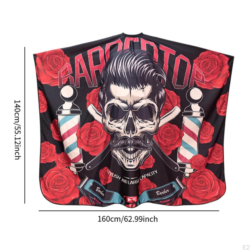 Hair Cutting Cape Waterproof Barber 55x63 Inch for Hairdressing Dyeing