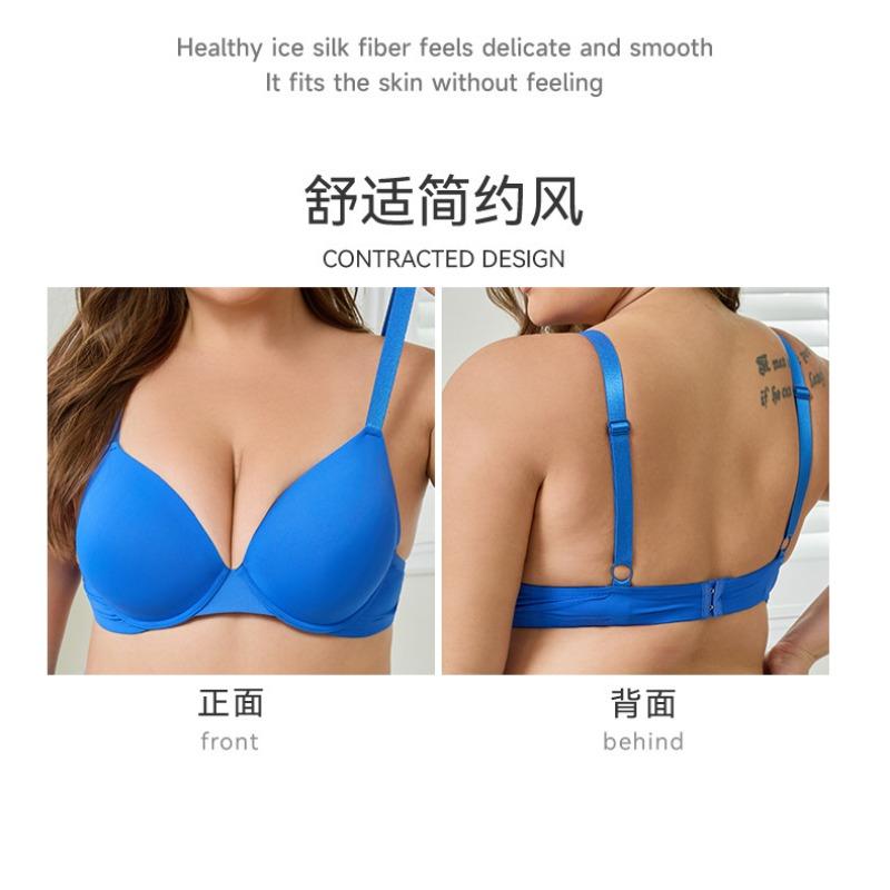 Plus Size Women S Push Up Support Adjusting Underwire Bra