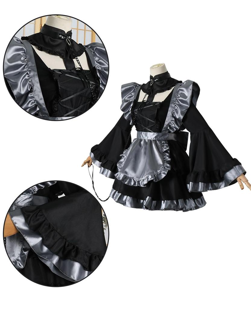 Αγαπημένη μου Cosplay Στολή Καμαριέρας Kitagawa Marin Cosplay Στολή Καμαριέρας Kuroe Shizuku Περούκα Καμαριέρας Shizuku όχι [NOKIJP] Στολισμός (Έκδοση Kuroe, περιλαμβάνεται, M)