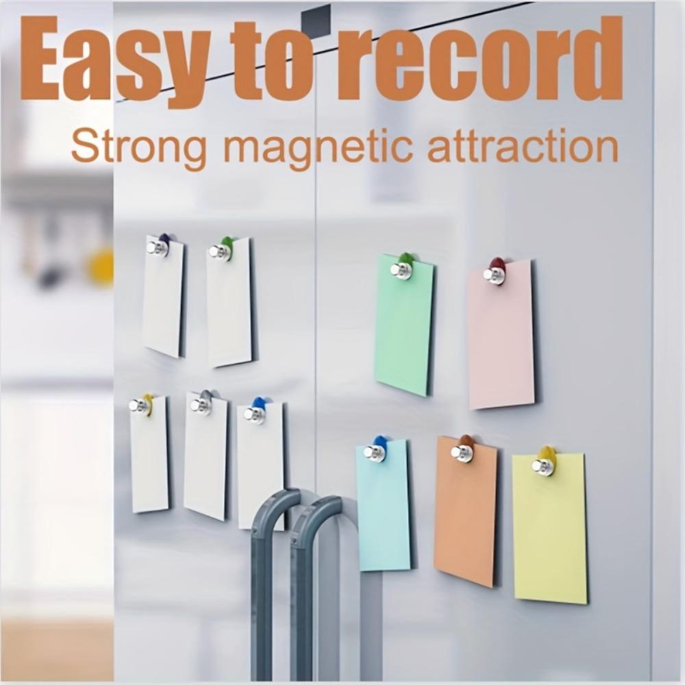 10 pezzi di forti pioli magnetici a ventosa, supporti magnetici, supporti didattici magnetici per uffici, aule
